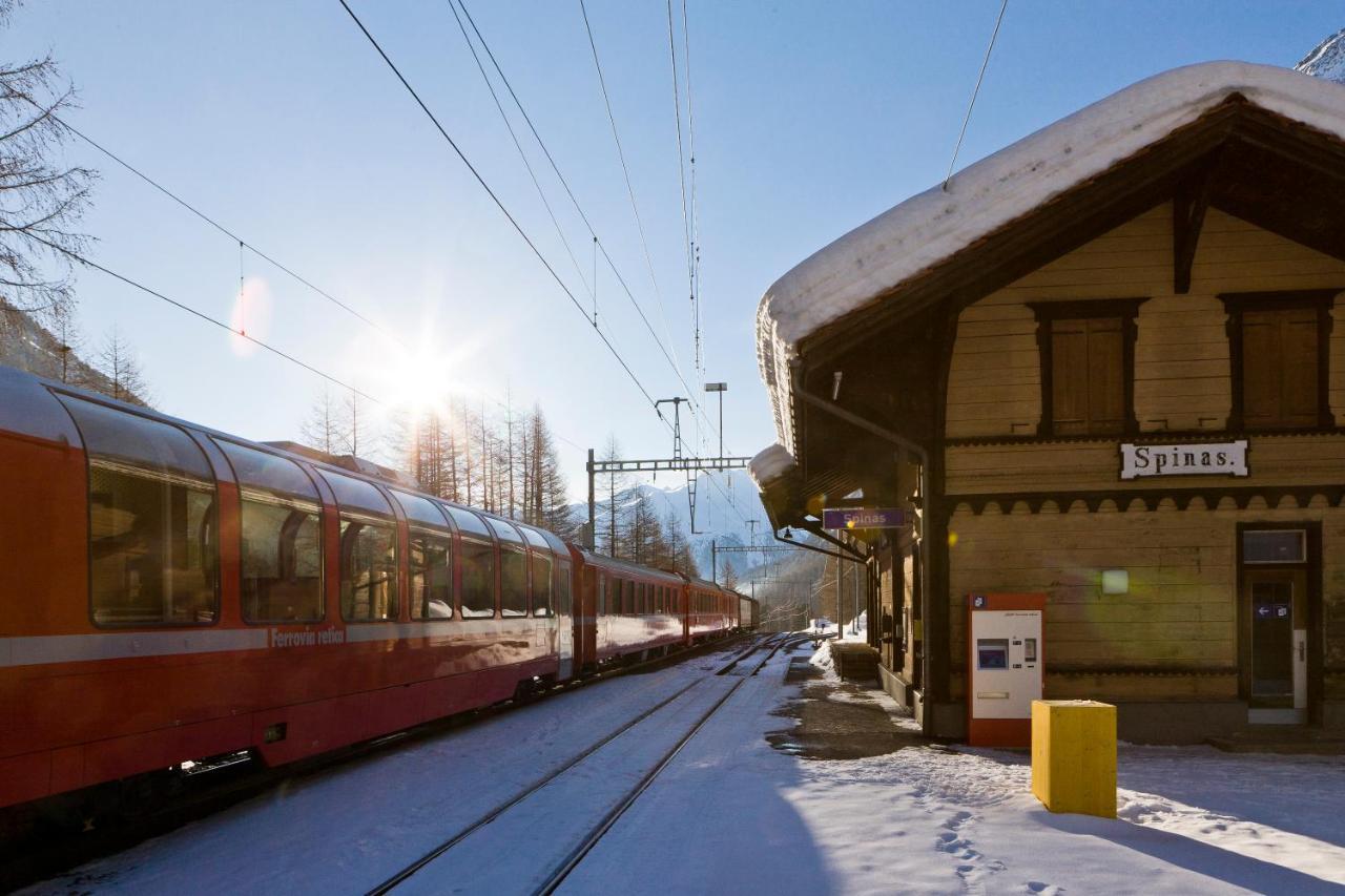 Gasthaus Spinas Bever Eksteriør billede